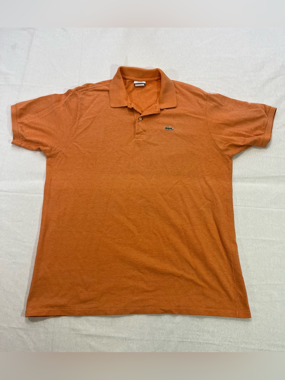 Lacoste Men’s Burnt Orange Polo Shirt